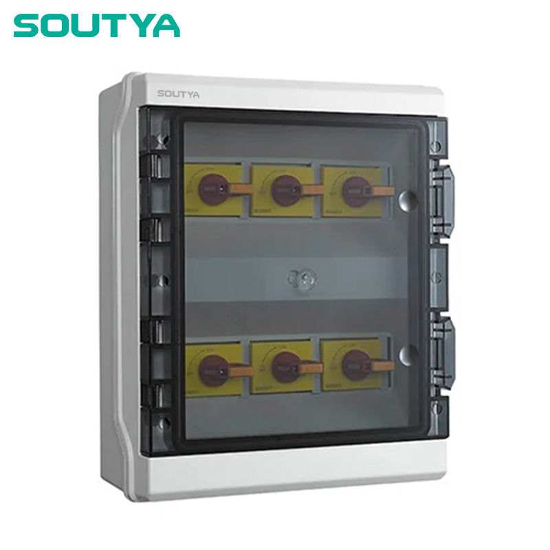 Kotak Isolator DC IP65 Lampiran Enam String